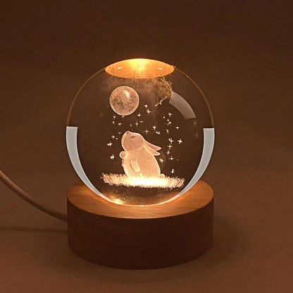 3d Crystal Ball Light